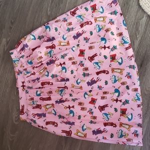 NWT Hot Topic Alice In Wonderland A-line skirt XL